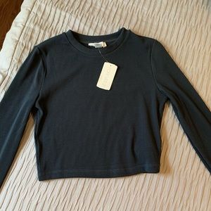 Forever 21 long sleeve crop top